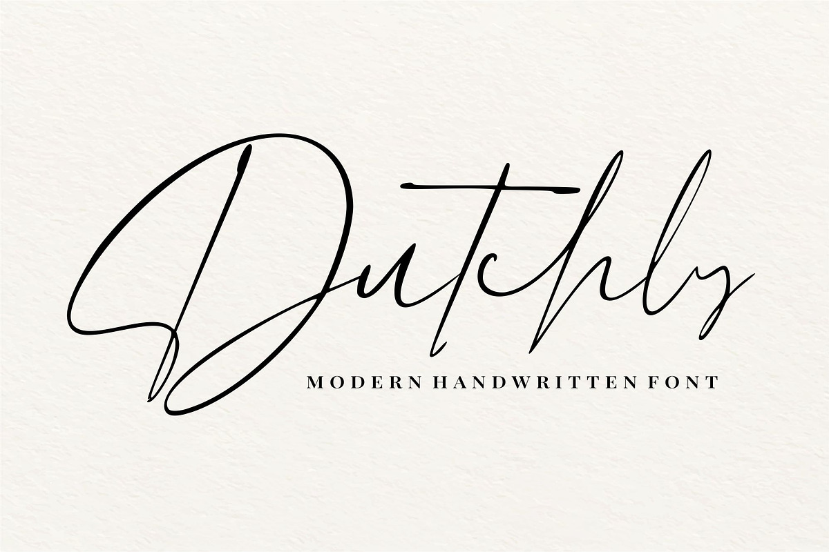 Dutchly - Modern Handwritten