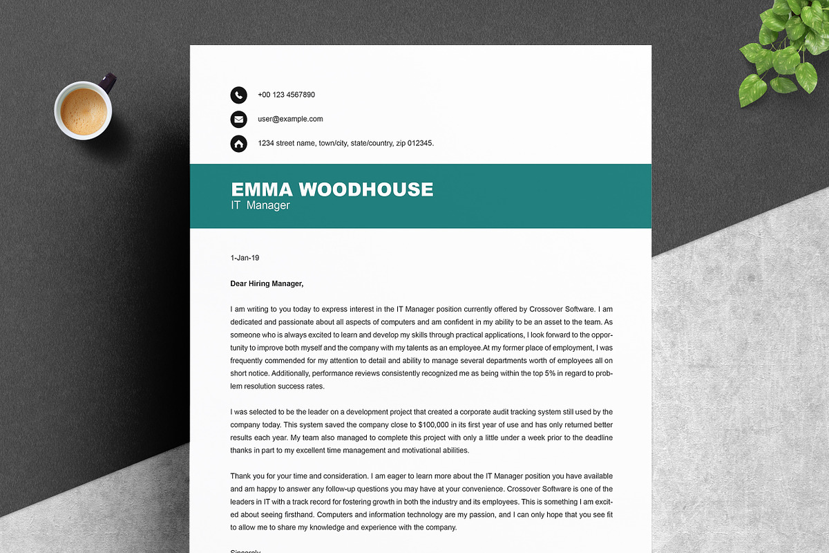 Designer Resume & Portfolio Combo, a Resume Template by ResumeInventor (Photo 4 of 7)