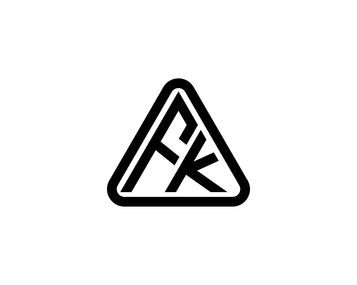 FK logo design vector template, a Branding & Logo Template by xcoolee