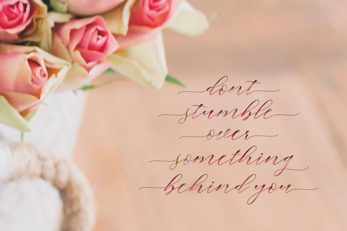 Mahogany Script, a Script Font by Areatype (Photo 6 of 8)