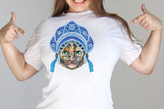 Portraits of tortoiseshell cat, an Animal Illustration by Watercolor fantasy (Thumbnail 2 of 6)