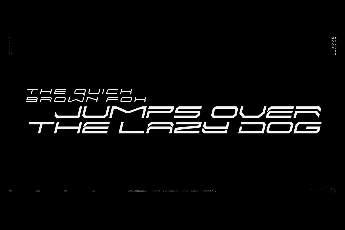 MBF Cane, a Sans Serif Font by MoonBandit (Photo 2 of 8)