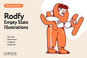 Rodfy Empty State Illustrations, an Empty State Illustration by Welovegraphics (Thumbnail 1 of 7)