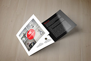 Business Square Trifold Brochure, a Brochure Template by Psd Templates (Thumbnail 2 of 4)