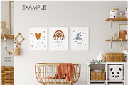 Kids Frames & Wall Mockup Bundle - 6, a Print Template by Yuri-U (Thumbnail 7 of 28)
