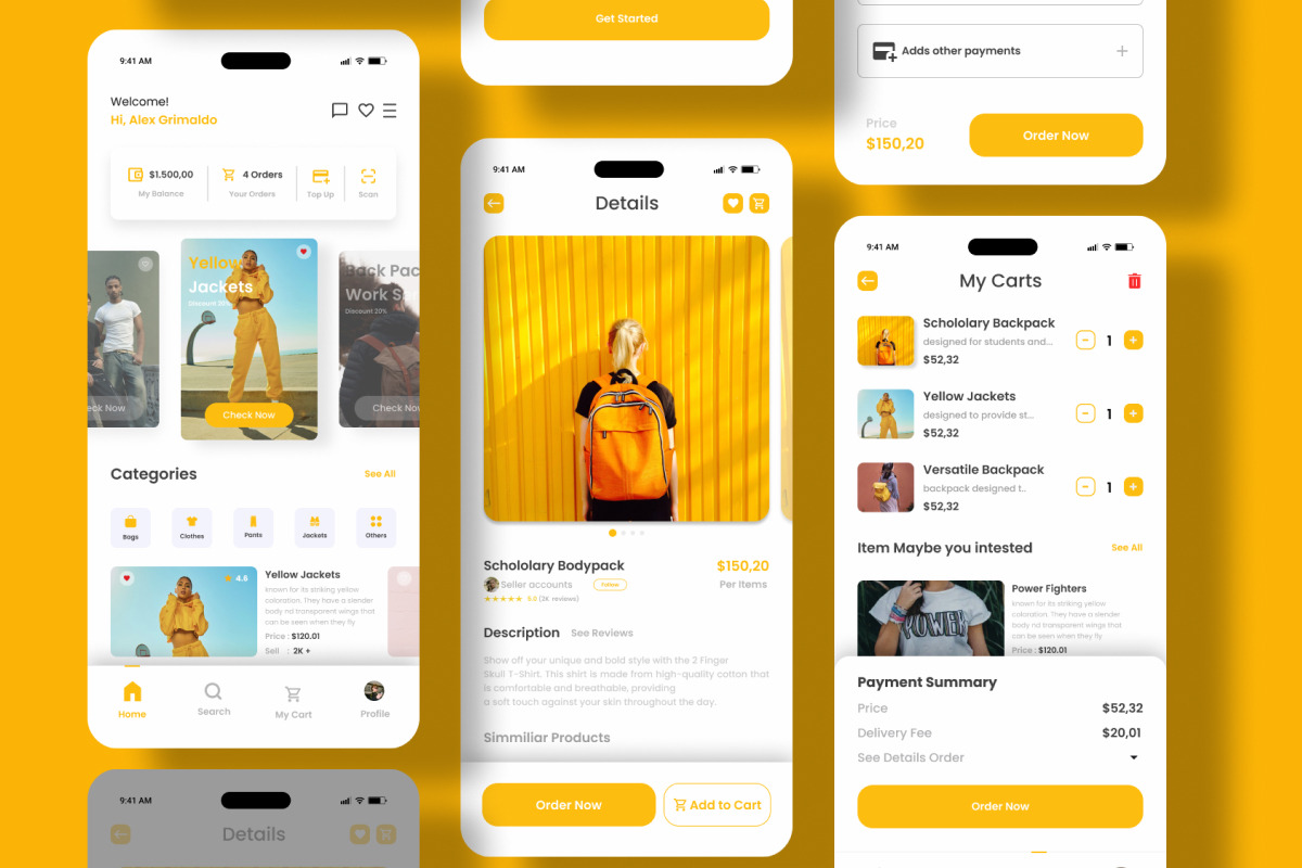 Bag Merce - Shopify Mobile App, an App Template by trabaskriya (Photo 5 of 5)