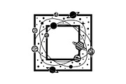 Solar System Silhouette Clipart, a Graphic by balal (Thumbnail 1 of 13)