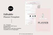 Minimalist Planner Printable PDF, a Brochure Template by Her creative details (Thumbnail 2 of 5)