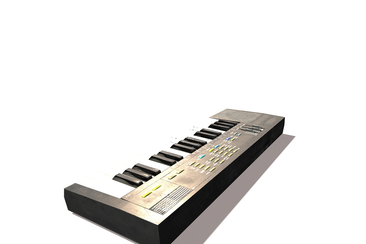 Synthesizer PBR Low Poly, an Object 3D Model by Daniel Mikulik (Photo 10 of 14)