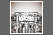 -50% Circuit boards backgrounds set, a Background Graphic by frost_newt (Thumbnail 8 of 11)