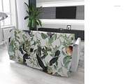 Couch Coverlet Mockup Set, an Apparel Mockup by creatsy2 (Thumbnail 5 of 7)