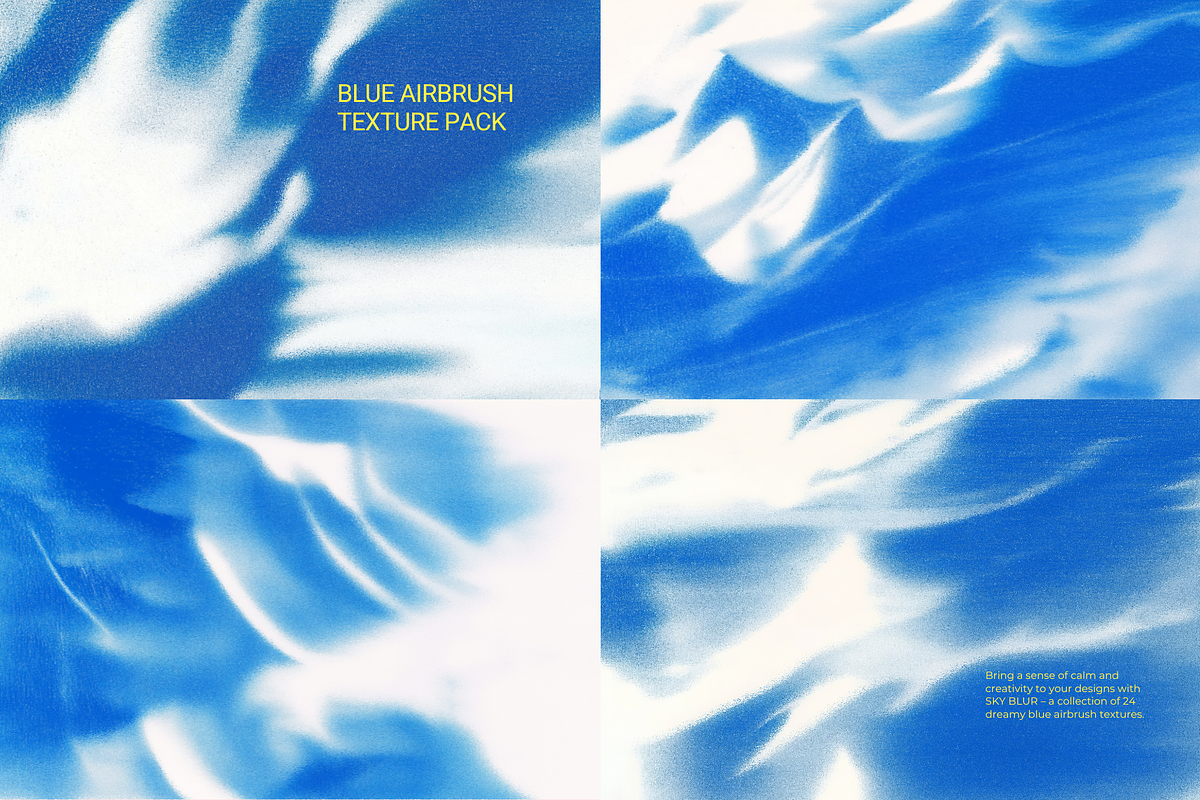 SKY BLUR - Airbrush Texture Pack, a Texture Graphic by Ann Creative (Photo 5 of 11)