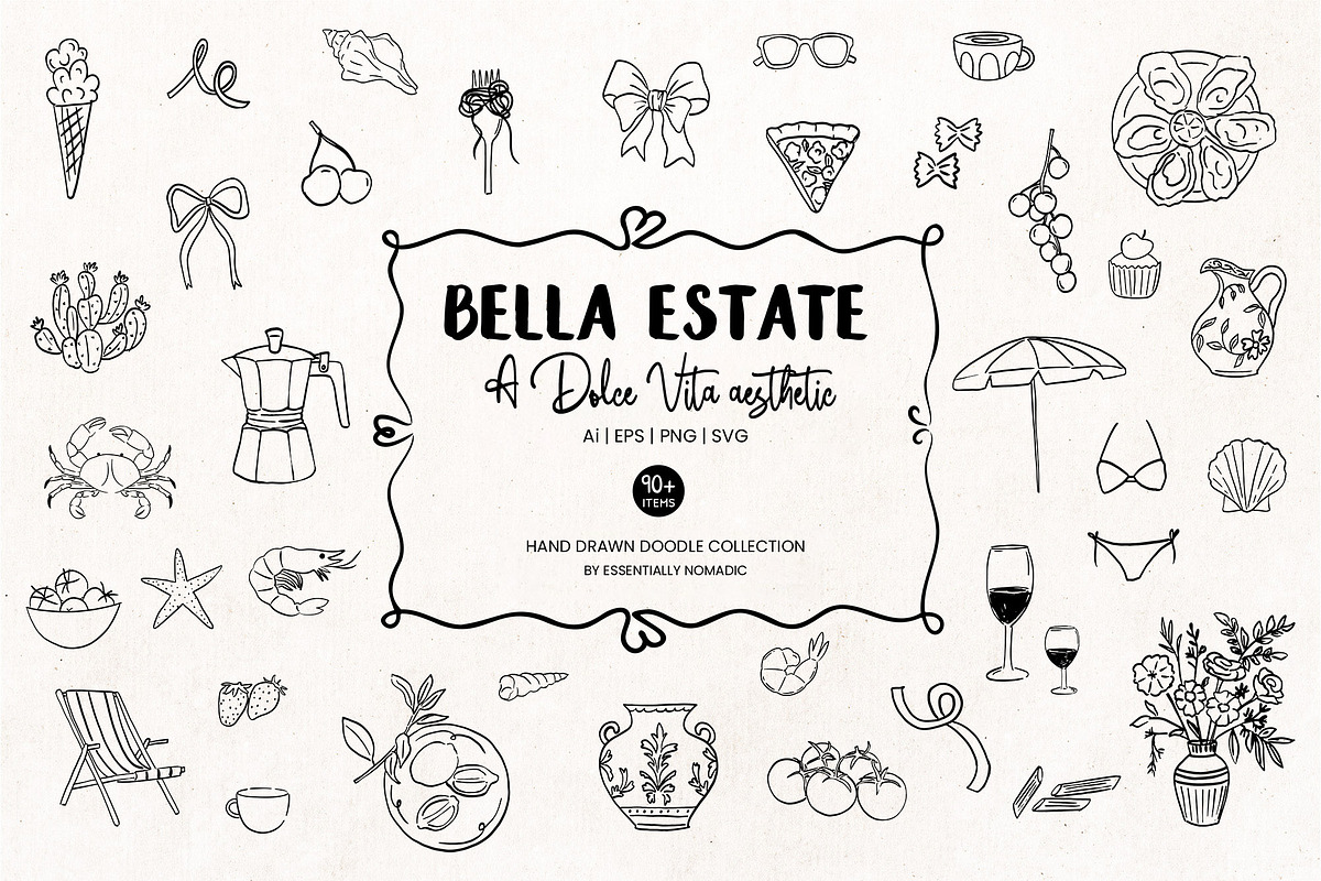 Bella Estate - Italian Summer Icons, an Object Graphic by Essentially Nomadic (Photo 1 of 8)