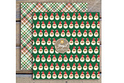 Santa Christmas Digital Papers, a Pattern Graphic by JennyL Designs (Thumbnail 3 of 5)