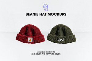 Beanie Hat Mockups