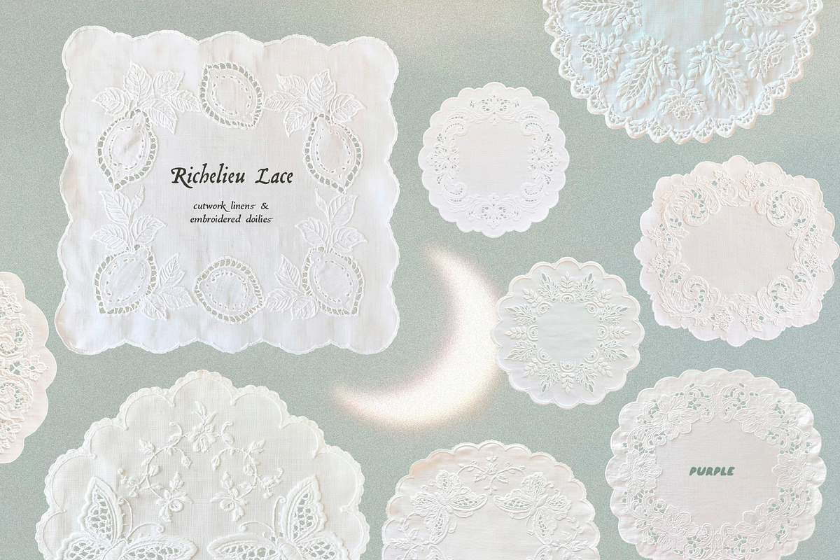 Richelieu Lace Doilies, an Object Graphic by Purple (Photo 8 of 13)