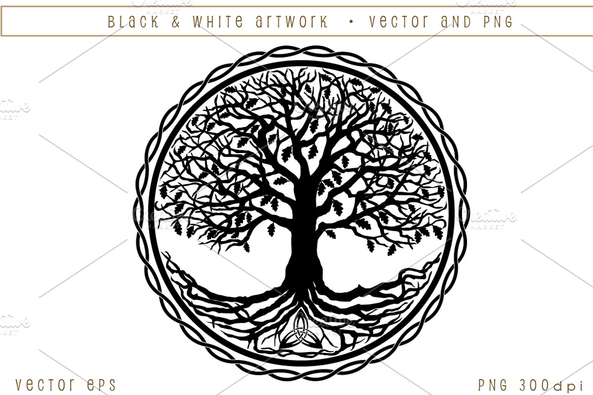 AON - Celtic Tree of Life, an Illustration by AonCelticArt