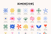 Hand drawn Modern Flowers, a Decorative Illustration by polinestudio (Thumbnail 6 of 8)