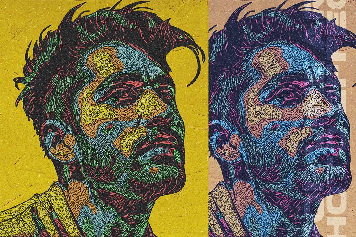 Pop Line Art Photo Effects, an Action Add-On by Amorjesu.com (Photo 13 of 43)