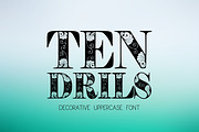Tendrils Decorative Font, a Font by Digital Typeface Studio (Thumbnail 2 of 6)
