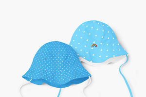 Baby Hat With Peak Mock-ups Set