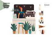 Coffee shop, Small business (vector), a Templates & Theme by Grivina's shop (Thumbnail 10 of 20)