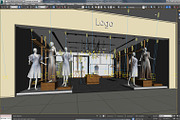 Store Shop interior in Mall, an Architecture 3D Model by VisualCG (Thumbnail 2 of 3)