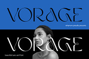 Vorage | Beautiful Sans Serif, a Sans Serif Font by WhymoreArt (Thumbnail 1 of 10)
