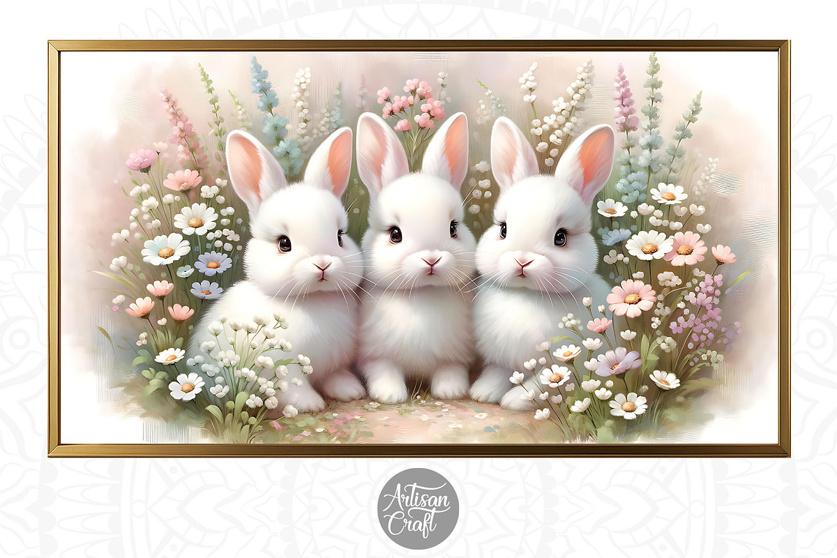 Easter bunny Frame TV art, a Background Graphic by Artisan Craft (Photo 1 of 4)