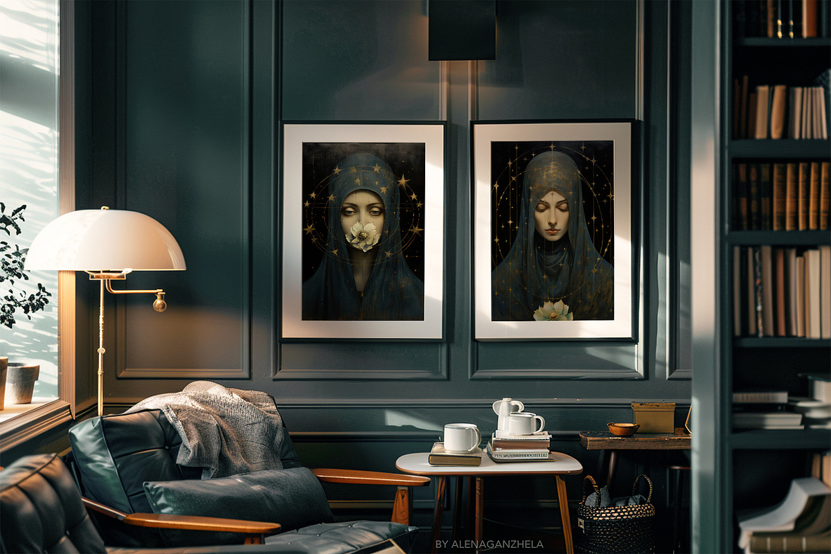 DARK TALES whimsical art prints, a Background Graphic by alenaganzhela (Photo 5 of 12)
