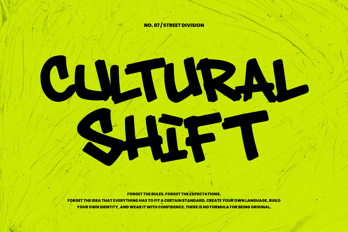 Strum Genks – Graffiti Display, a Handwritten Font by Black Junst (Photo 6 of 7)