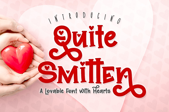Quite Smitten Font preview 7