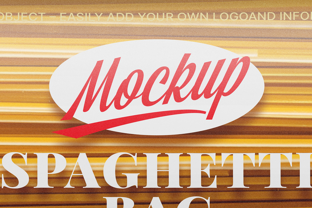 Matte Spaghetti Pasta Bag Mockup, a Packaging Mockup by Reformer Mockup (Photo 2 of 4)