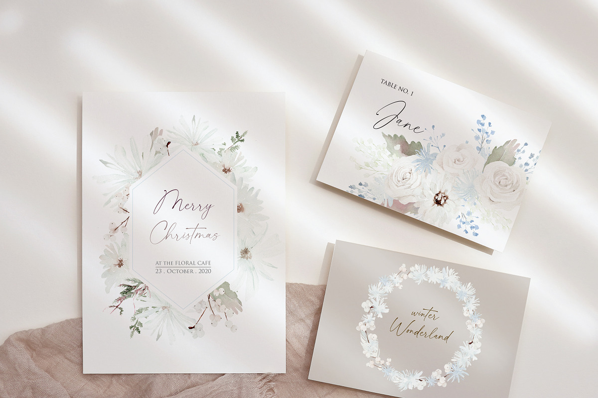 Watercolor flower - Snow flower, an Illustration by Beigetime (Photo 7 of 11)