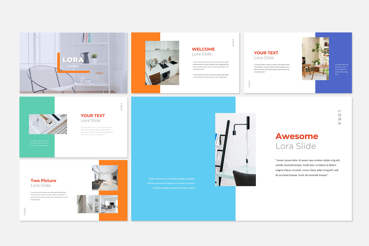 Lora Minimal Powerpoint Template, a Presentation Template by Fortyone (Photo 3 of 5)