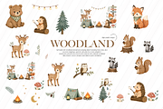 Cute Woodland Forest Animal Clipart, an Animal Illustration by Sunflower Day Love (Thumbnail 2 of 4)