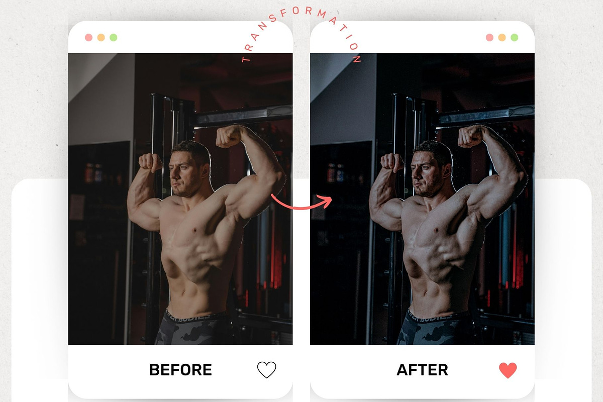 Gym lightroom presets Gym filter, a Preset Add-On by presetsroom (Photo 2 of 13)