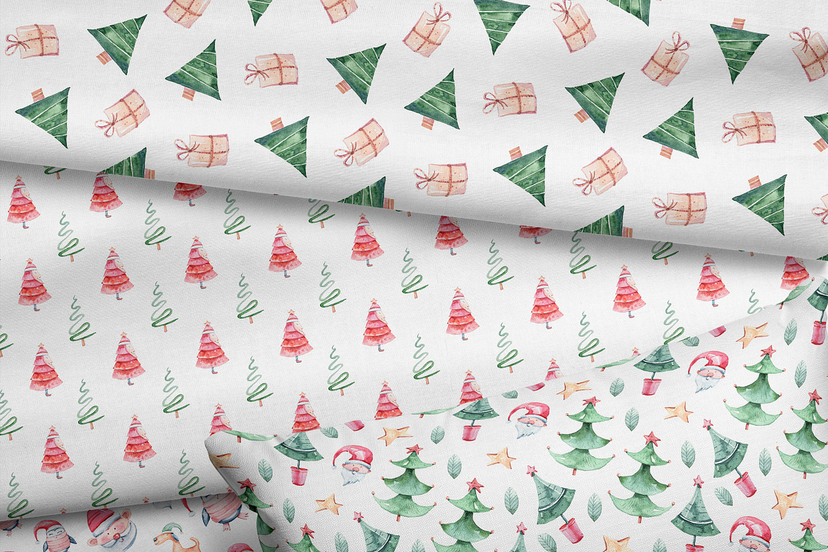 Christmas digital paper pack, a Pattern Graphic by Tiana Geo (Photo 6 of 6)