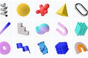 Abstract 3d illustrations, an Object Illustration by Wannathis.one (Thumbnail 7 of 7)