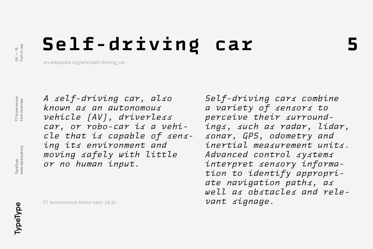 TT Autonomous, a Sans Serif Font by TypeType (Photo 9 of 15)