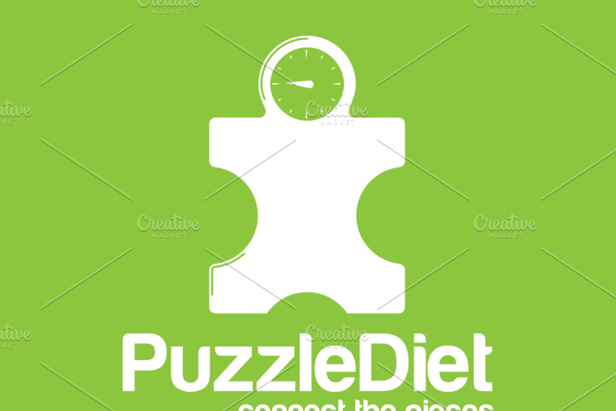 Puzzle Diet Logo Template, a Branding & Logo Template by Zlaws (Photo 4 of 4)