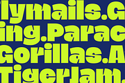 Blogh; Fat and Quirky Display Font, a Sans Serif Font by Eko Bimantara (Thumbnail 8 of 9)
