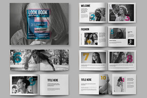 Landscape Look Book Layout, a Magazine Template by ContestDesign