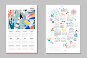 2019 calendars + planners, a Stationery Template by Lera Efremova (Thumbnail 7 of 13)