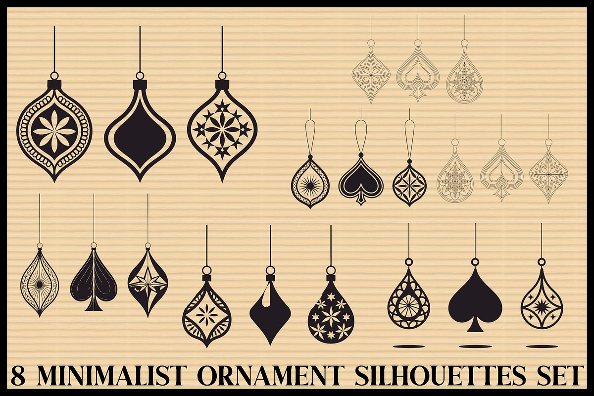 Minimalist Ornament Bundle, an Illustration by hafijul (Photo 1 of 7)