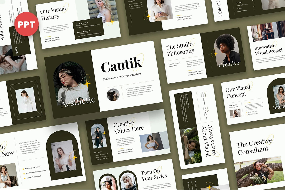 Cantik - Presentation Powerpoint, a Presentation Template by Fit-tee (Photo 1 of 6)