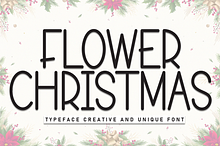 Flower Christmas | Script Font