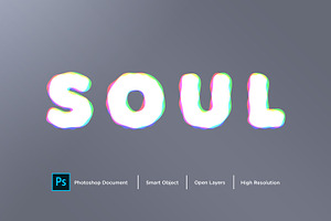 Soul Text Effect Layer Style Design