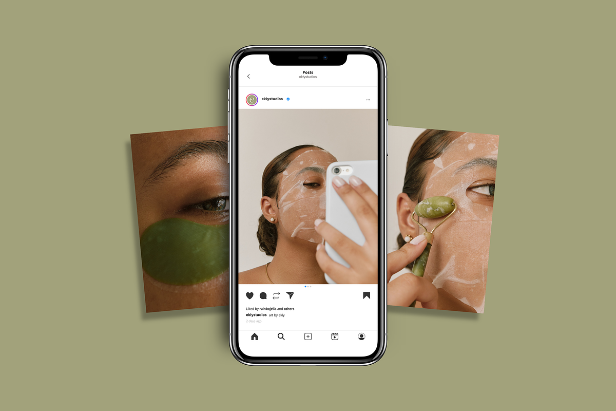 Instagram Mockup for Canva 4:5 Vol2, an iPhone Mockup by rainbojelia (Photo 2 of 9)