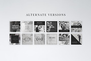 Instagram Wedding Pack, a Social Media Template by Tugcu Design Co. (Thumbnail 3 of 8)